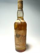 A bottle of Cragganmore Scotch whisky, aged 12 years, distressed label, 70cl.