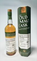 A bottle of The Old Cask Single Malt Scotch Whisky, distilled at Bunnahabhain Distillery (est.
