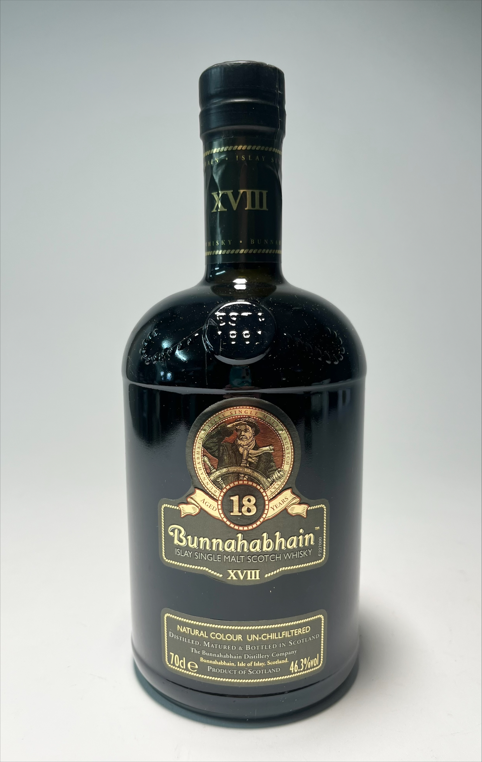 A bottle of Bunnahabhain Islay Single Malt Scotch Whisky XVIII, The Bunnahabhain Distillery - Image 2 of 2