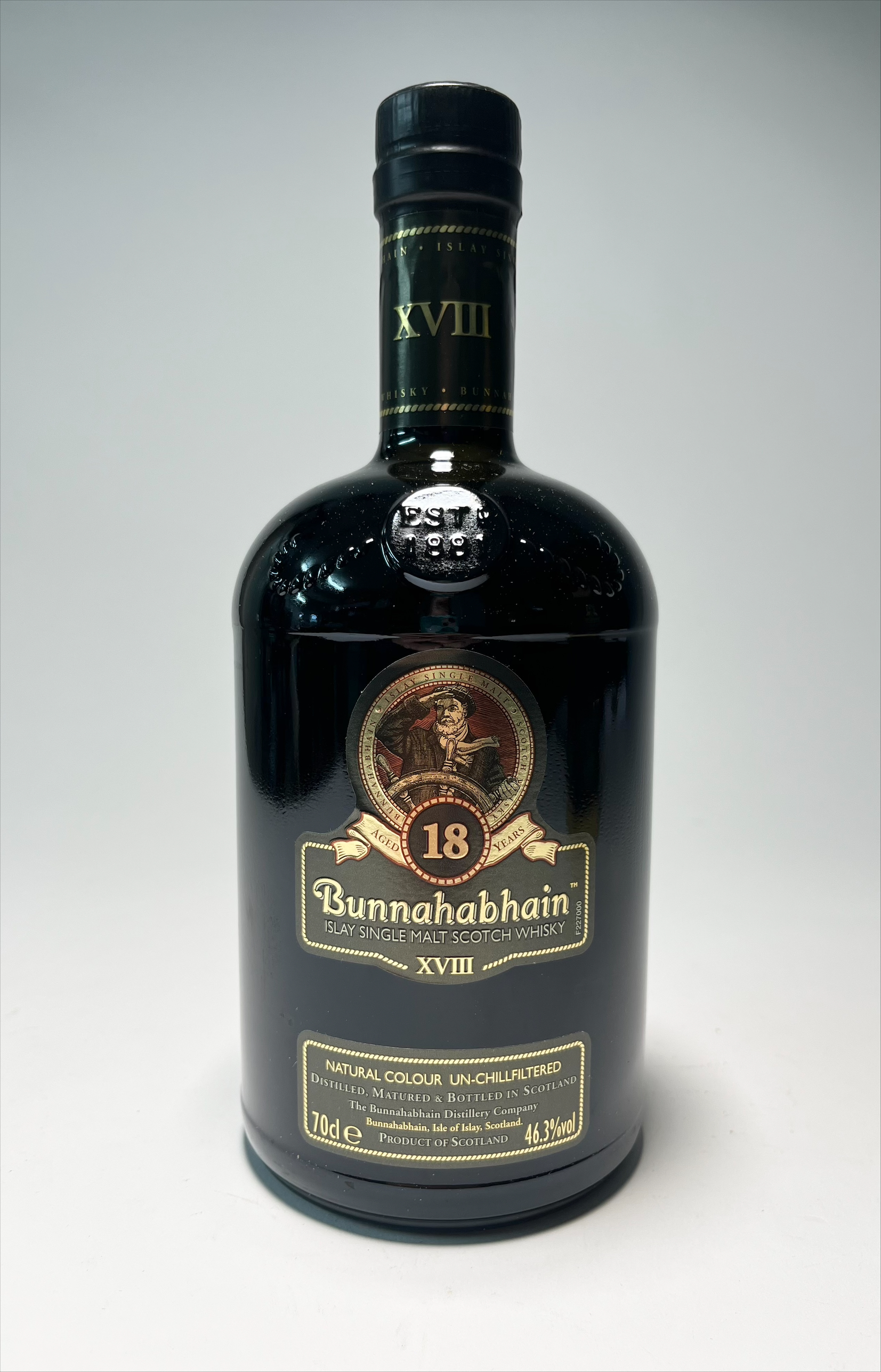 A bottle of Bunnahabhain Islay Single Malt Scotch Whisky XVIII, The Bunnahabhain Distillery - Image 2 of 2