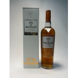 A bottle of The Macallan Amber Highland Single Malt Scotch Whisky, ‘Exclusively matured in sherry