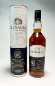 A bottle of Glenalba Blended Scotch Whisky, Sherry cask finish, aged 25 years, product of