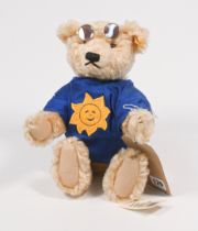 One Steiff Summer Teddy Bear 35cm tall.