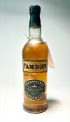 A bottle of Tamdhu Fine Single Malt Scotch Whisky, malted and distilled at Tamdhu Distillery (est.