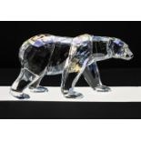 Swarovski Crystal Glass, 2011 Annual Edition 'Siku Polar Bear' with plaque, boxed.