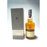 A bottle of The Edinburgh Malt Glenkinchie Single Malt Scotch Whisky, aged 12 years, distilled at