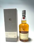 A bottle of The Edinburgh Malt Glenkinchie Single Malt Scotch Whisky, aged 12 years, distilled at