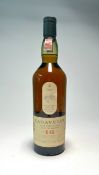 A bottle of Lagavulin Islay Single Malt Scotch Whisky (Lagavulin Distillery est. 1816), aged 16