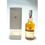 A bottle of The Edinburgh Malt Glenkinchie Single Malt Scotch Whisky, aged 12 years, distilled at