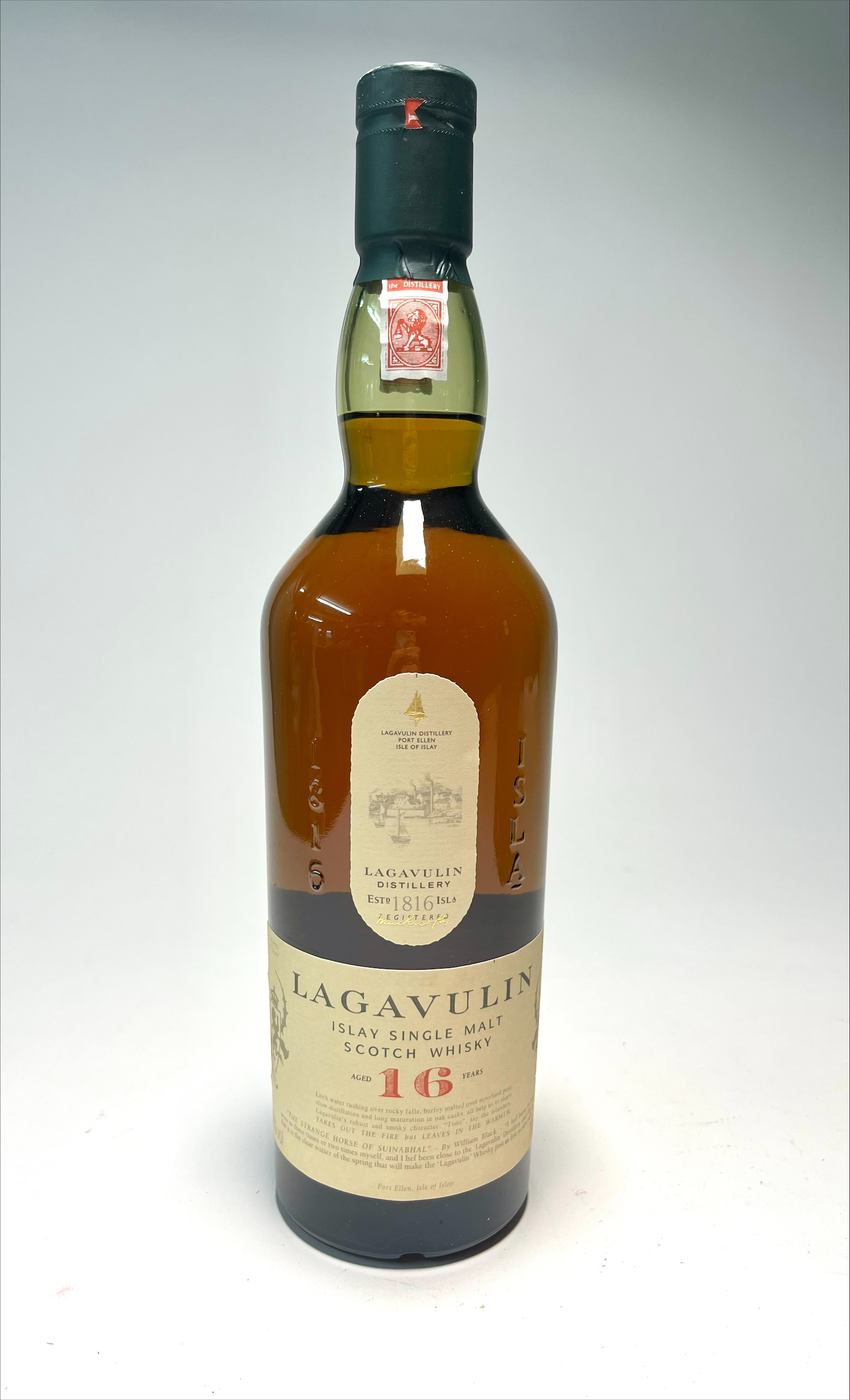 A bottle of Lagavulin Islay Single Malt Scotch Whisky (Lagavulin Distillery est. 1816), aged 16 - Image 2 of 2