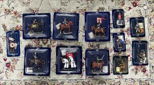 A collection of 12 sealed Del Prado figures. A mixture of Cavalry and Foot Soldiers