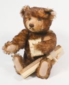 One Steiff British Collectors Teddy Bear, Brown Tipped 35 in original box.