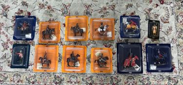 A collection of 12 sealed Del Prado figures. A mixture of Cavalry and Foot Soldiers.