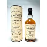 A bottle of The Balvenie Single Malt Scotch Whisky, distilled at The Balvenie distillery,