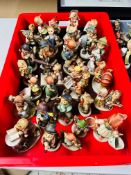 A collection of forty six Hummel figures