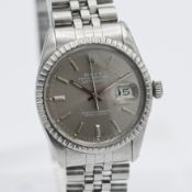 Rolex, a gents stainless steel Oyster Perpetual Datejust wristwatch, model 16030