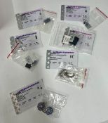 A collection of silver and tanzanite jewellery including pendants, earrings, all with certificate of
