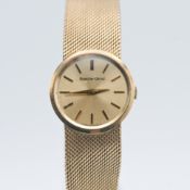 A 9ct gold Bueche-Girod wristwatch, total weight 42.6g