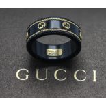 THE ICON Collection Unisex ring reprises one of the House of Gucci most emblematic motifs for Cruise