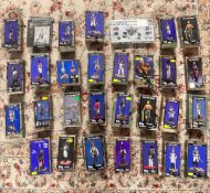 A collection of Super Scale 120mm Verlinden Productions military figurine sets and U.S. Aerospace