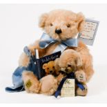 One Merrythought limited edition Teddy Bear in box. Approx 35cm.