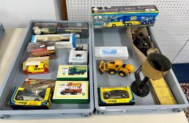 A collection of model vehicles, to include, Corgi James Bond Aston Martin, and James Bond 2CV a