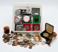 Large collection of mixed coinage to include six pence, one shilling, two shilling, 1952-1977 crown,