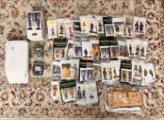 A collection of military figurine and accessory sets, with makes by Metal Models, Le Cimier, etc, to