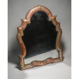 A 19th century French Boulle mirror, approx. 82cm x 64cm