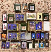 A collection of various military miniature figurine sets, with makes by Metal Models, Victory