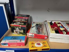 A large mixed collection of railway and road vehicle kit models by Palitoy, Airfix, Revell,