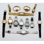 A collection of watches, dials etc