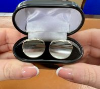 A pair of Anton Michelson, Denmark,1950's gents cufflinks.