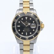 Rolex, a gents 1990's Oyster Perpetual Submariner Superlative Chronometer wristwatch with date, in