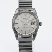 Rolex, a gents 1960's Oysterdate Precision wristwatch, silver baton dial, fitted with fixo flex