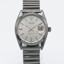 Rolex, a gents 1960's Oysterdate Precision wristwatch, silver baton dial, fitted with fixo flex