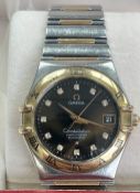 Omega, a 2008 unisex Omega Constellation Chronometer Automatic Date wristwatch,