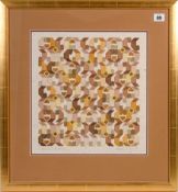 Heather Cowie, 'Morning In La Mouvre' mixed media on paper, signed and titled, 36cm x 34cm, framed