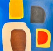 Phil Johns (British Contemporary) acrylic on canvas, 'Elsewhere 2', signed and labled on reverse,