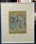 Eduardo Paolozzi (Scottish 1924-2005), lithograph, 'Die Drei Damen', signed in pencil