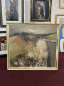 Danny Ferguson (Scottish 1925 -1993) oil painting on board, 100 x 122 cm (inc frame),