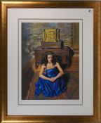 Robert Lenkiewicz (1941-2002) 'Anna Seated' signed limited edition print 308/475, with certificate