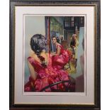 Robert Lenkiewicz (1941-2002), The Painter with Anna - Rear View - Project 18, signed edition print,