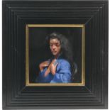Robert Lenkiewicz (1941-2002) a small scale painting oil on board, signed and titled on the