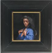 Robert Lenkiewicz (1941-2002) a small scale painting oil on board, signed and titled on the