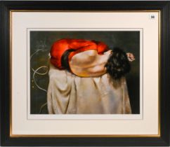 Robert Lenkiewicz (1941-2002) 'Esther rear View' signed limited edition print 200/250, also signed
