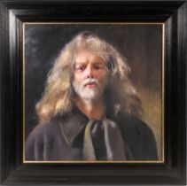 Robert Lenkiewicz (1941-2002) a fine and rare original Self Portrait painting, oil on board,