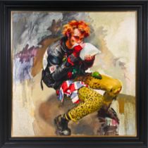 Robert Lenkiewicz (1941-2002) giclee on canvas 'Sid Sniffing Glue' Observations on Local