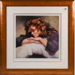 Robert Lenkiewicz (1941-2002) 'Study of Lisa' signed limited edition print 620/750, with certificate