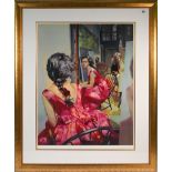 Robert Lenkiewicz (1941-2002) 'Painter with Anna-Rear View- Project 18' signed limited edition print